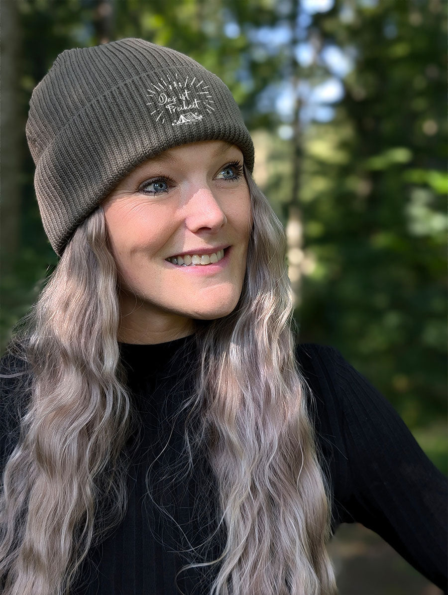 Das ist Freiheit - Beanie aus Bio-Baumwolle (Unisex)