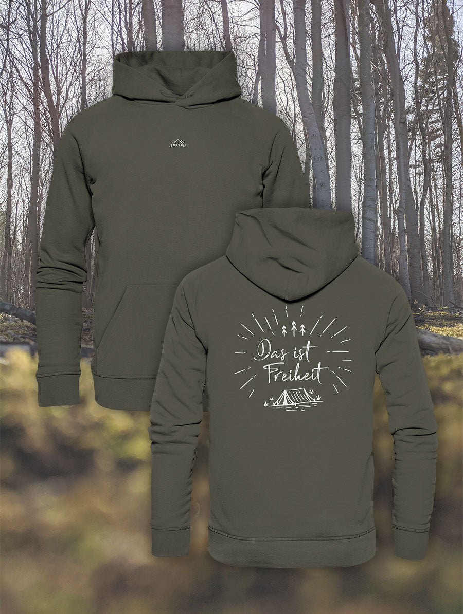 Das ist Freiheit - Hoodie aus 100% Bio-Baumwolle (Unisex)